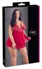 Czerwona sexy koszulka babydoll plus size Cottelli 3XL